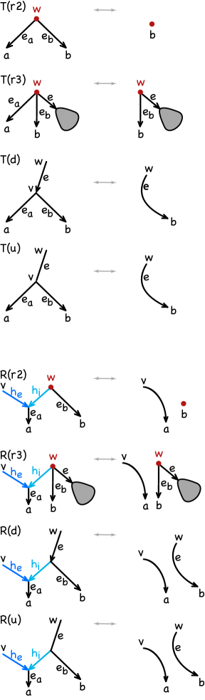 A $μ$-distance for semidirected orchard phylogenetic networks Figure 3